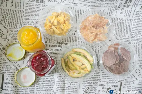 【網購美食】果果愛 Fruitlove－苗栗大湖草莓果醬／台南關廟鳳梨果醬／鳳梨乾／高雄燕巢芭樂果乾／寵物零食:豬肉乾、雞肉乾～天然手作，健康良心食品(邀約)