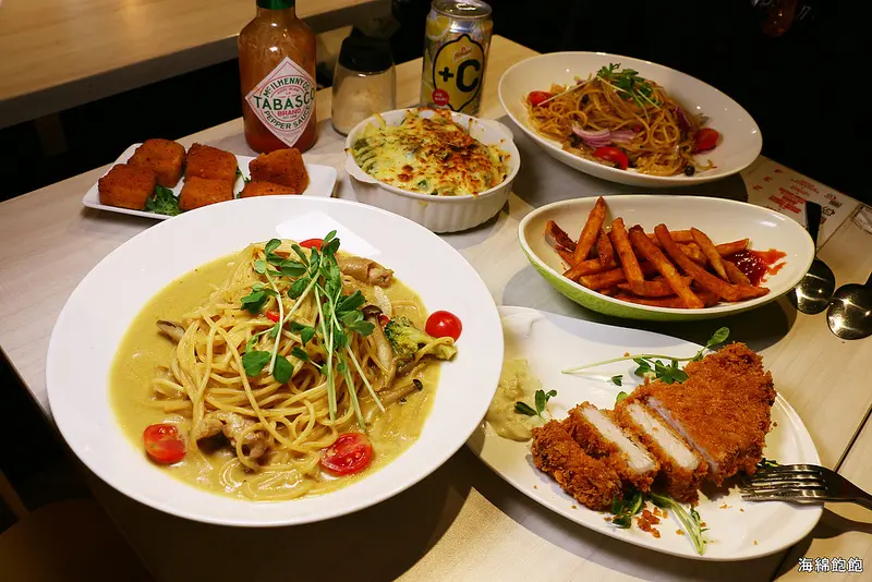 台北車站美食『best義pasta食堂』五星級主廚平價大份量義大利麵自由配，焗烤、燉飯、炸物、自助點餐機，菜單價位(捷運台北車站)