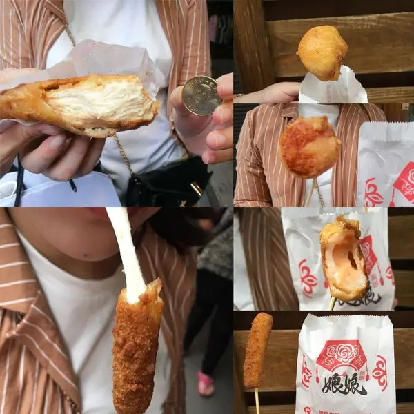 來士林夜市就是要吃雞排 娘娘雞排 雞嫩胸 鮮嫩帶點奶香味 肉質很厚實 劍潭捷運站  後宮娘娘雞排 老娘說了算