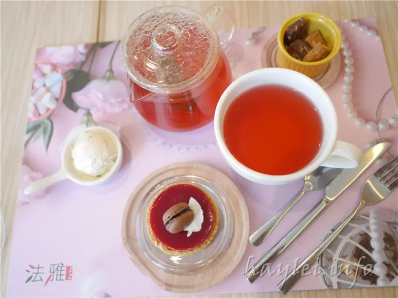 法雅幸福概念文心店-經典下午茶258起，夢幻公主羅曼史/莓果伯爵塔、英勇騎士戰傳奇/百香果檸檬塔都很推薦！義式冰淇淋超好吃！台中西屯區下午茶首選！