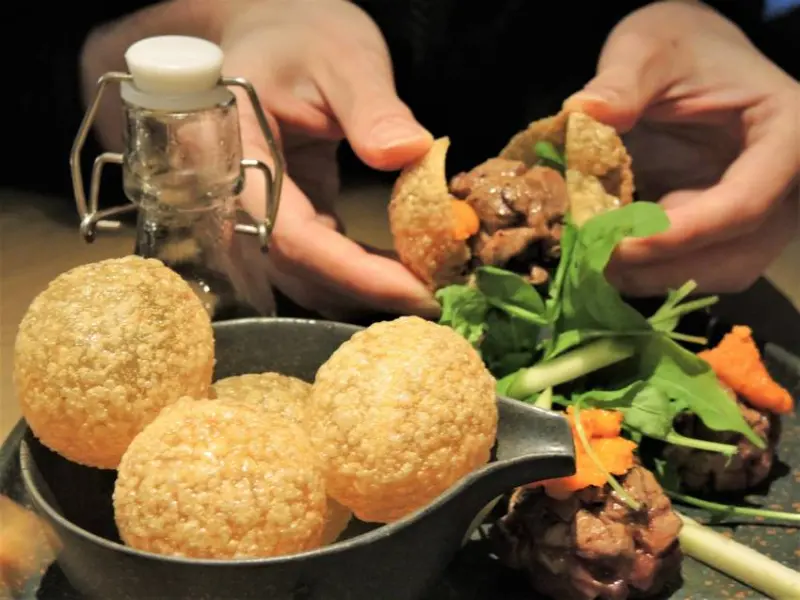 Lazy Point Restaurant & Bar｜內湖也有夢幻玻璃屋和露天酒吧！多款以世界地圖為題的特色調酒帶你環遊世界！牛肉塔塔好拍又好吃！超高水準的燉飯！