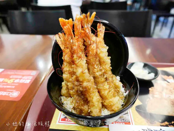 【台北食記】琥珀天丼,台北101美食街,101米其林,美食推薦,價格,菜單,捷運台北101站