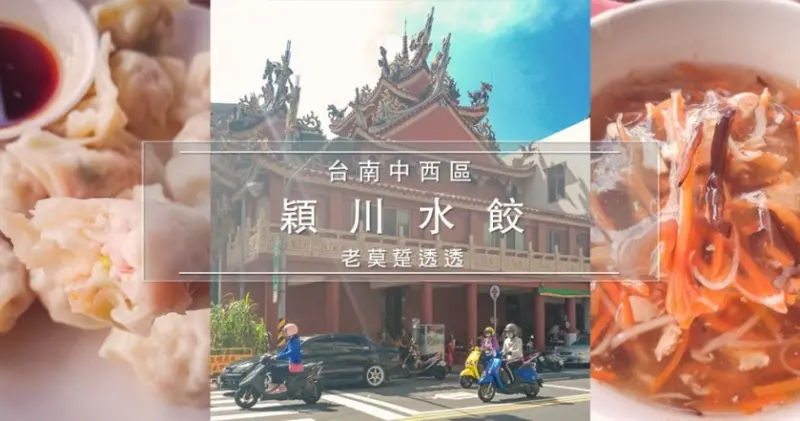 [台南水餃]中西區穎川 水餃,每顆只要$3!水餃餡 合口味,再配一碗 酸辣湯