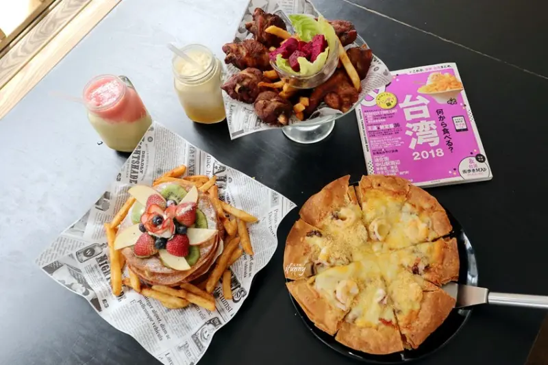 [大安站]Aqua Kiss水吻~超吸睛披薩千層塔/吮指回味炸雞/創意冰品 - ifunny 艾方妮的遊樂場