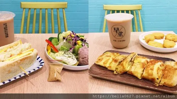 高雄美食【早堂】手作早餐//芋頭控不容錯過的手工芋泥，平價早午餐在三民~