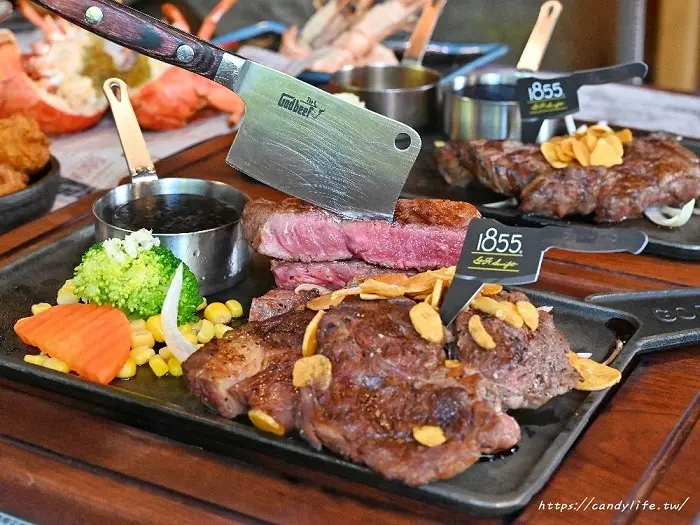 很牛炭燒牛排│台中炭烤牛排推薦，超CP值，超大份量牛排讓你爽爽吃，還有披薩、料超多牛肉羅宋湯、冰淇淋免費吃到飽！