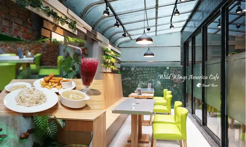 【食記．中正區】狂野雞翅美式餐廳 - 平價多樣化美式餐點 / 戶外般的空間 ღ北車餐廳．捷運台北車站ღ