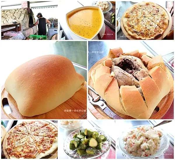 『高雄。旗山 奇山石窯』～麵包雞／披薩／旗尾山／戶外用餐