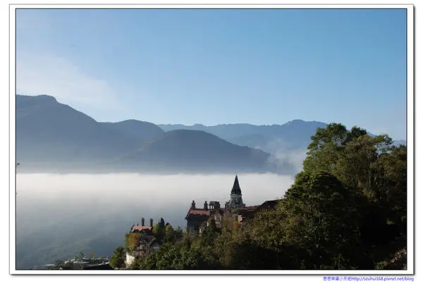 ☆南投 清境來福居民宿，歐式鄉村風格的糖果屋，隨手可拍歐風山嵐