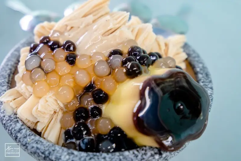 屏東｜小琉球美食【冰箱冰舖】珍珠奶茶雪花冰、芒果雪花冰