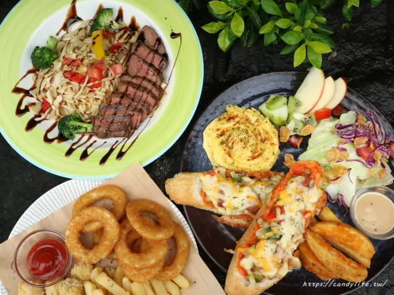 享。拾光 fun time│中科商圈高CP值早午餐，餐點超澎派，也是間寵物友善餐廳