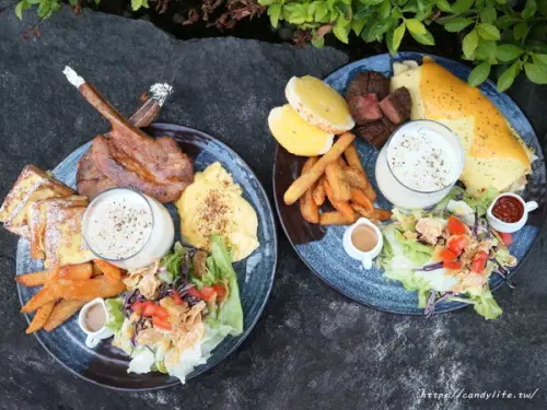 台中美食│享。拾光 fun time〃中科商圈早午餐推薦～提供wifi及插座，可帶寵物，還有美美打卡牆！        
      