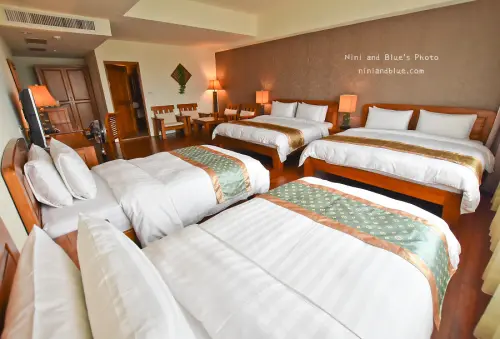 元泰大飯店 峇里島南洋度假風，有6人房可全家住一起 - Nini and Blue 玩樂食記
