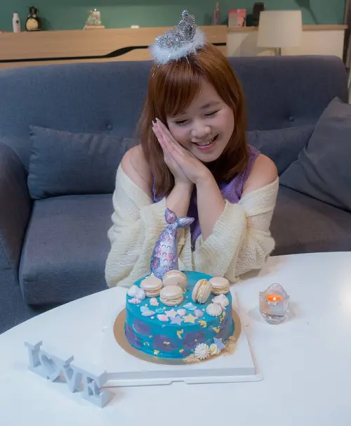 | Taiwan Taipei 台灣 台北 中山區 ☻ CM蛋糕 - 幸せ by Creme Maison | 豪華公主系 小公舉 翻糖美人魚生日蛋糕 . 30歲生日禮物BOY CHANEL長夾