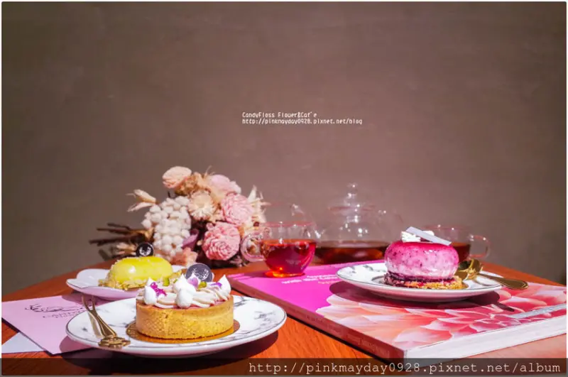 ✿高雄✿ 這真的是很浮誇！花漾綠意結合夢幻大型旋轉木馬 連甜點都是美的不要不要 ➜ CandyFloss Flower&Cafe 棉花糖花藝·甜點·下午茶