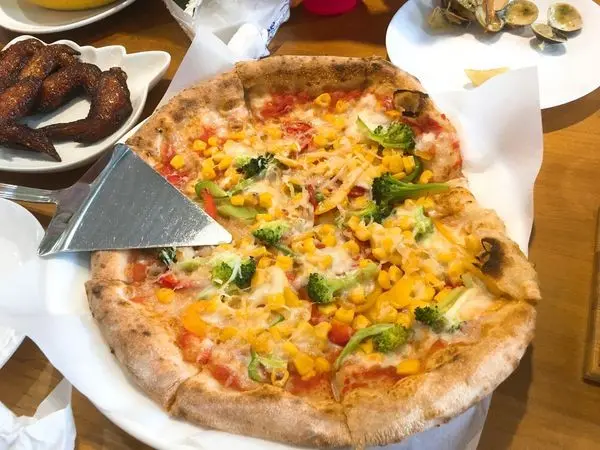 竹北中正西路 - Casa披薩專賣店-親子餐廳?! 夏日上午用餐炎熱較適合文靜小孩的餐廳老闆會念小朋友餐點SOSO