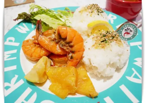 好美味的蝦蝦飯「蝦普威夷Shrimpwaii 夏威夷海鮮料理專門」♡