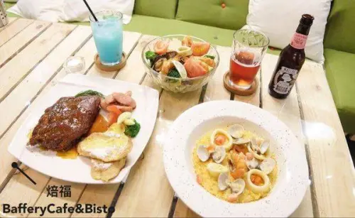 (美食)北市松山「焙福Baffery Cafe & Bistro」下午茶/餐酒館推薦!香濃海膽燉飯令人回味無窮!