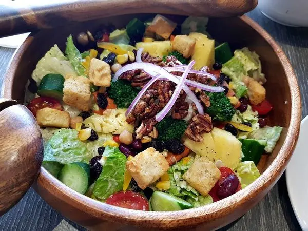 [美式自助風格餐廳]苗栗縣頭份市 Could Be Cafe 庫比咖啡尚順頭份店 2018/12月食記  義大利麵 沙拉 焗烤燉飯食記~