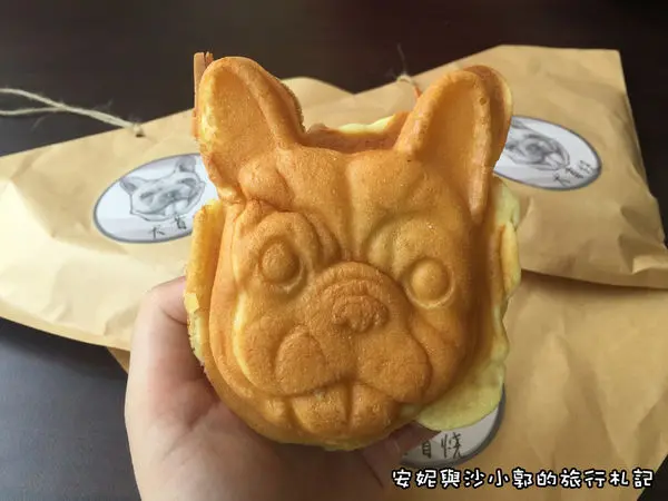 【新竹美食】犬首燒也來新竹了  法鬥超萌造型   手掌大雞蛋糕爆醬內餡