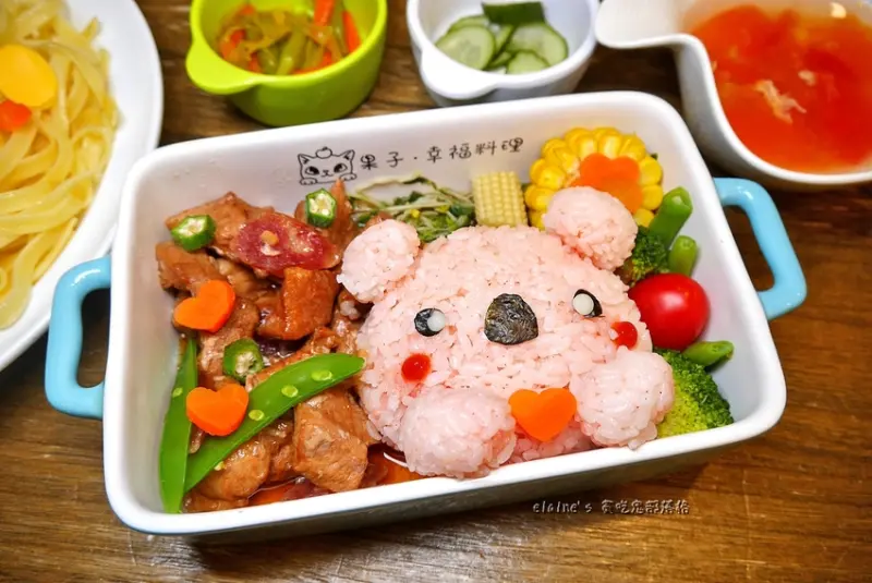 吃。新北永和《果子·幸福料理》日本媽媽費心幫小孩做的愛心便當，在這裡也吃的到。永和手作料理推薦