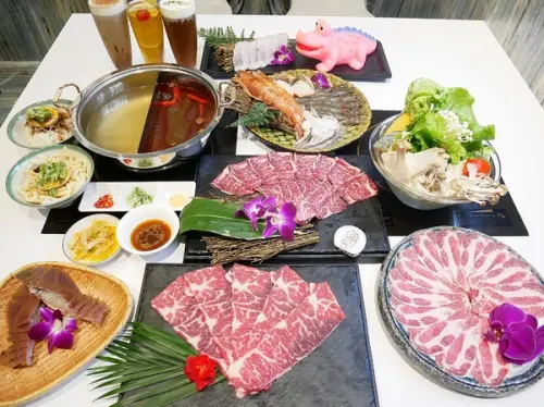 9Floor玖樓鍋物料理-桃園新開幕高cp值火鍋 "不點會後悔雙人海陸套餐"好澎湃 還有鱷魚肉超驚艷              
