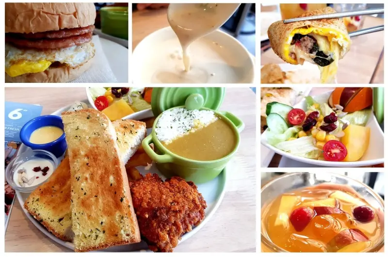 6吋盤早午餐大東店 鳳山區早午餐 餐點種類多 小資族用餐好選擇