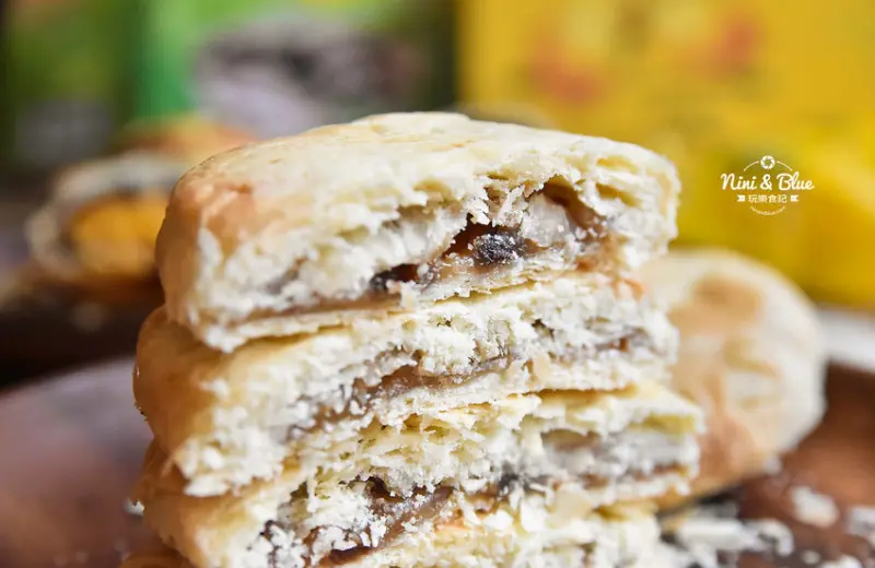 台中特色伴手禮，珍珠奶茶太陽餅創始店、每周期間限定現烤菠蘿蛋黃酥-妮妮布魯