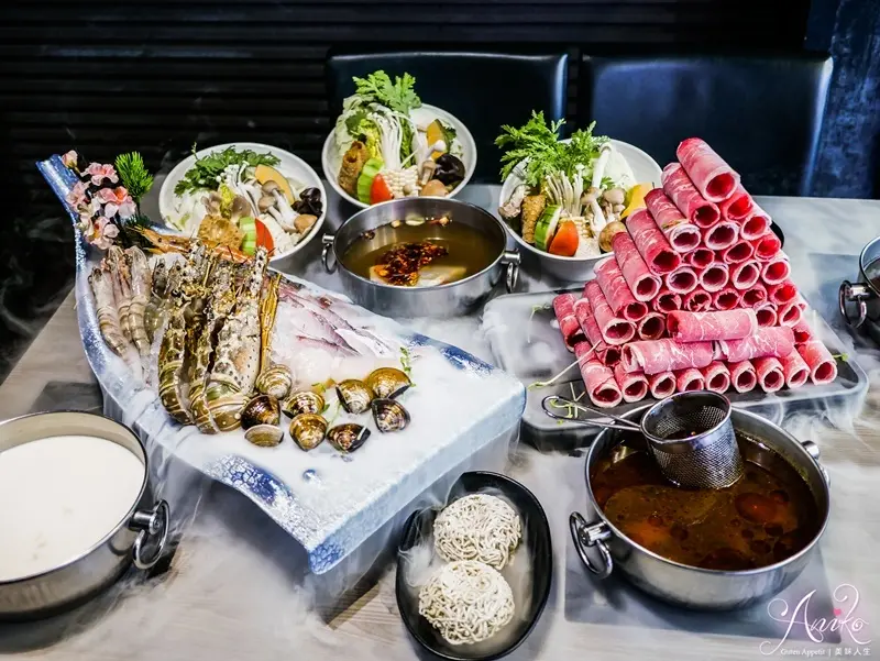 【台北美食】肉老大頂級肉品涮涮鍋忠孝復興店。浮誇系海鮮船加上霸氣大肉塔~一人千元有找吃的到！ - ANIKO 艾妮可美味人生