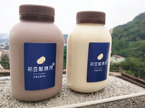【初豆製漿所】滿滿的濃純香｜板橋豆製品專門店｜小朋友也會喜歡的可可豆乳