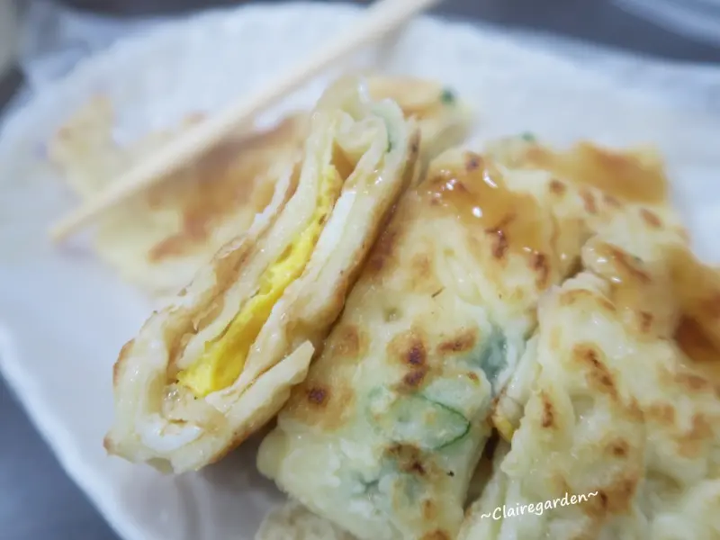 [南崁菜鳥覓食記]向陽閣中式早點~外酥內軟厚實蛋餅
