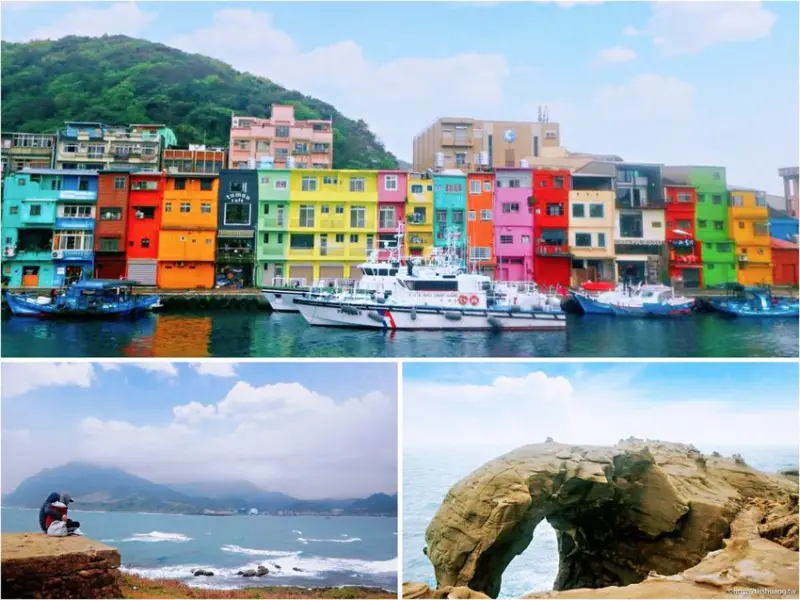 基隆一日遊｜象鼻岩、正濱漁港彩色屋、深澳鐵道自行車｜IG熱門打卡景點一次收集