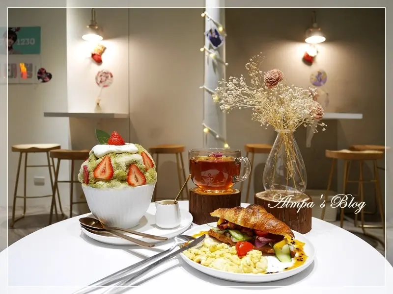 中山區網美冰店 Piik挑食菓物 聖誕樹下的禮物-四季春草莓刨冰❤