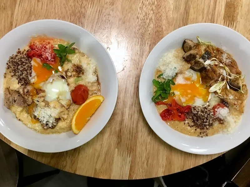 【台北｜雙連站】桔梗燉飯 Jie Genge＿五顏六色的食材搭配誘人的溫泉蛋顏值高＿燉飯玩出新創意新滋味