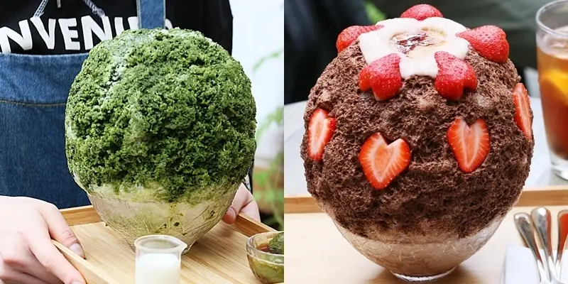 中山冰品『滿月堂 Mangetsudo』IG熱門打卡日式刨冰，草莓季甜點，HERSHEY‘S草莓巧克力，丸久小山園抹茶，參考菜單(捷運中山站)