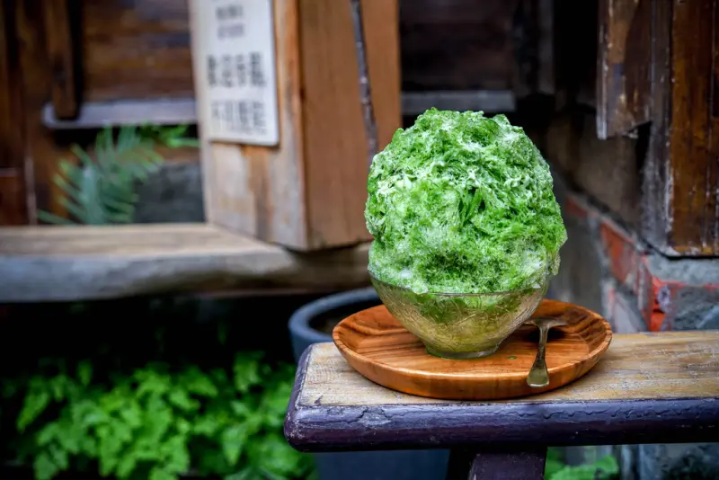 滿月堂 mangetsudo X魔王 台北中山區 像盆栽一樣的日式刨冰 夏日來碗刨冰是件開心的事 伯爵奶茶冰 芒果冰 捷運中山站 內文有店家資訊