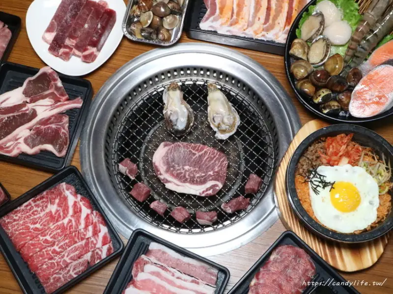 台中美食│香香燒肉工坊〃豐原人氣吃到飽燒肉店，一人最低只要450元，CP值超高！