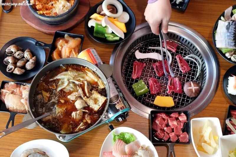 豐原火鍋燒烤吃到飽，香香燒肉工坊，超高CP值火烤兩吃自助吧無限供應