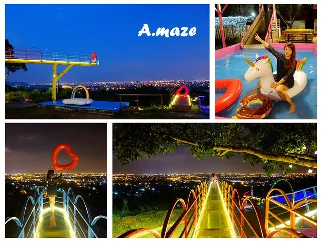 宜蘭一日遊景點 ▶ A.maze兔子迷宮咖啡餐廳 ▶ 彩虹玻璃天空步道・溜滑梯獨角獸戲水池・蘭陽平原浪漫夜景 #2018宜蘭童玩節順遊景點 #交通資訊