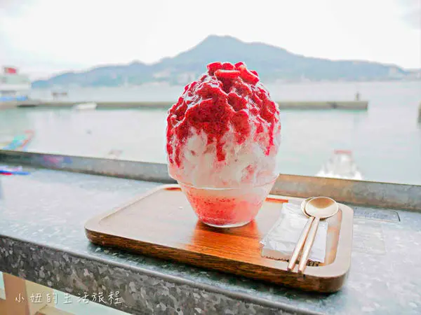 【淡水食記】朝日夫婦,淡水河畔吃一碗沖繩刨冰,約會餐廳,淡水老街美食,淡水渡船頭美食