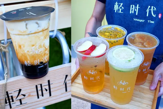 台中飲料 | 輕時代飲品製造所。這家黑糖珍奶竟然只要35元，人潮滿滿、排隊人潮完全沒停過！