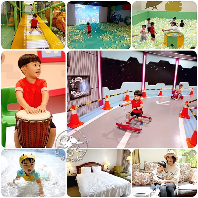 新竹煙波大飯店【卡樂次元/星球樂園】500坪室內樂園，刮風下雨也不怕！0-12歲都很適合玩喔！一整天就待在這，一步也不想離開。