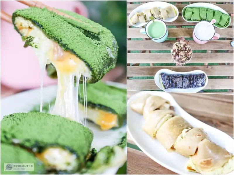 高雄美食-快‧慢拍小姐-手作限量濃郁回甘的小山園抹茶與森半抹茶mix的抹茶髒髒蛋餅/抹茶控必吃
