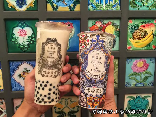 【台中。清水】在地老店翻新復古花磚結合手搖杯  成為台中IG打卡熱門店  推薦必喝綠豆沙-清水茶香