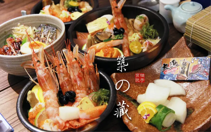 [美食]台北大安《築の藏 東京築地市場丼飯店》享受豪華頂級饗宴的平價日式料理
