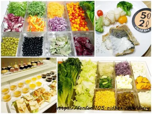 【52輕食buffet Salad Bar】#Café52 #台北聚餐 #台北松江南京美食 #平價吃到飽 #健康 #輕食 #生菜沙拉吧 #蔬果汁 #生菜buffet自助吧 #美式新鮮特調沙拉 #排餐