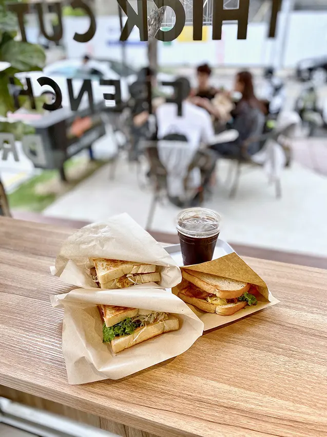 [新竹竹北] THE FUN 樂房早午餐，豐盛美味三明治～ 菜單 縣三 早午餐 外帶 外送