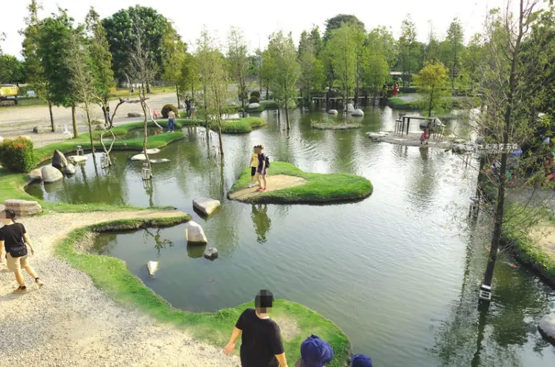 雲林虎尾│澄霖沉香味道森林館-全台最大景觀園區，台版兼六園，雲林打卡點，免費參觀落羽松和日式庭園造景 - 藍色起士的美食主義