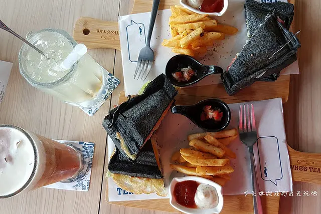 鬍子茶 WHOS TEA苗栗店。早午餐。創意帕里尼。