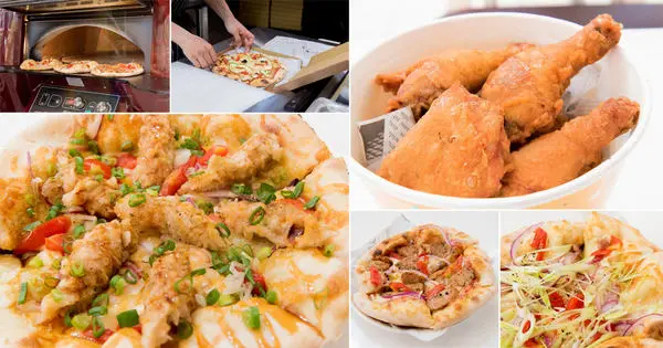 【台南美食】薄皮炸雞冷了還是脆｜日式蝦捲披薩｜鹹豬肉披薩｜多人分享餐｜個人獨享餐~~喬治廚房披薩炸雞專賣店        
      